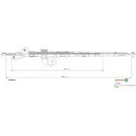 Трос ручника ADRIAUTO 52.0208.2 4S1M J7W 1436983987