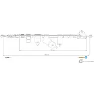 Трос ручника ADRIAUTO B1IER2 G 1436984036 52.0281.1
