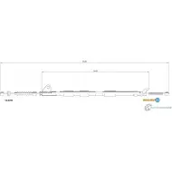 Трос ручника ADRIAUTO 1436983859 52.0294 AC 23LS