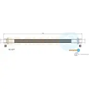 Тормозной шланг ADRIAUTO 0FU QEZ Toyota Yaris (XP10) 1 Хэтчбек 1.4 D 4D (NLP10) 75 л.с. 2001 – 2005 52.1277