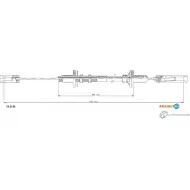 Трос сцепления ADRIAUTO 1436981134 IK R8WV3 55.0136