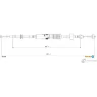 Трос сцепления ADRIAUTO 1436981139 55.0168 SO HX7