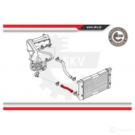 Патрубок радиатора, шланг ESEN SKV FO IIC09 43skv720 1438005474 - Изображение 4