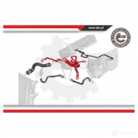 Патрубок радиатора, шланг ESEN SKV 1438006340 4 XM2X 43skv705 - Изображение 3