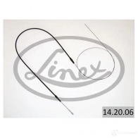 Трос газа LINEX 1437570124 2N D9GE 142006