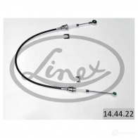 Трос коробки передач МКПП LINEX 144422 1437570101 HU8 DDD