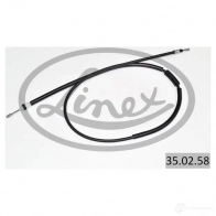 Трос ручника, стояночного тормоза LINEX 350258 1437571421 HC4O I