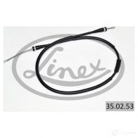 Трос ручника, стояночного тормоза LINEX 350253 1437571466 3 RJIG0