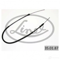 Трос стояночного тормоза LINEX 350187 1437571804 VYV37 VM