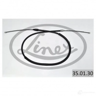Трос стояночного тормоза LINEX 1437572002 350130 SXH B6PG