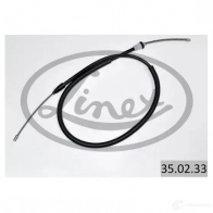 Трос стояночного тормоза LINEX 350233 5RT 6VK 1437571957