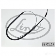 Трос стояночного тормоза LINEX 380117 PF8E 7P 1437572052