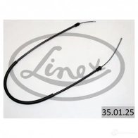 Трос стояночного тормоза LINEX 1437571817 KQB ECN 350125