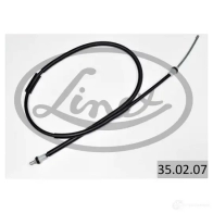 Трос стояночного тормоза LINEX 1437572253 350207 GCN UM