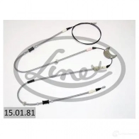 Трос стояночного тормоза LINEX 150181 U QIWI0L 1437571619
