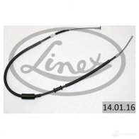 Трос стояночного тормоза LINEX 140116 1437572346 B4 S46