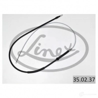 Трос стояночного тормоза LINEX 1437572395 CNC 89F1 350237