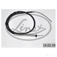 Трос стояночного тормоза LINEX PWF1 MJ 140239 1437572505