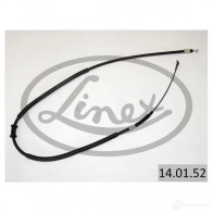 Трос стояночного тормоза LINEX 1437572452 IQK5 HOA 140152