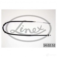Трос стояночного тормоза LINEX 140252 U62 7DI 1437572582