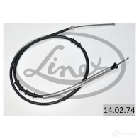 Трос стояночного тормоза LINEX 1437572710 140274 AET7 L
