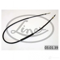 Трос стояночного тормоза LINEX 1437571852 HGSMH VC 030139