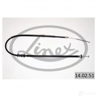 Трос стояночного тормоза LINEX U0T C70X 140251 1437572713