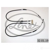 Трос стояночного тормоза LINEX 9593I A 320119 1437572789