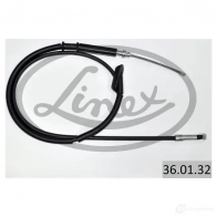 Трос стояночного тормоза LINEX 1437572846 L RAQQW 360132