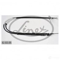Трос стояночного тормоза LINEX 320205 HOH DVF6 1437572321