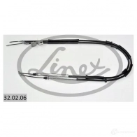 Трос стояночного тормоза LINEX GB9F 7 1437572259 320206
