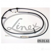 Трос стояночного тормоза LINEX 090161 01CW LS 1437572785