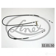 Трос стояночного тормоза LINEX 320150 D 6D6A0 1437572841