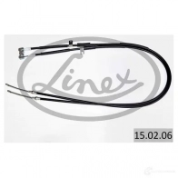 Трос стояночного тормоза LINEX 1437572502 BUCMU F0 150206