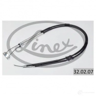Трос стояночного тормоза LINEX NHRL5 O 320207 1437572485