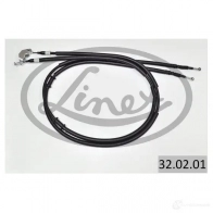 Трос стояночного тормоза LINEX 1437572537 320201 6F WKR