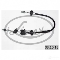 Трос сцепления LINEX 1437570586 331016 U9U NI