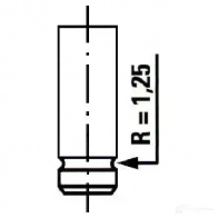 Впускной клапан ET ENGINETEAM 8592779004928 Opel Astra (F) 1 Хэтчбек 1.6 Si (F08) 101 л.с. 1992 – 1994 BI 217PT vi0007