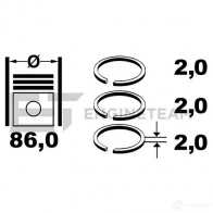 Поршень ET ENGINETEAM 8592779017614 1J3 GHWB pm004700 3431931 - Изображение 3