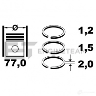 Поршневые кольца, комплект ET ENGINETEAM r1010200 TGOE EQP 8592779020416 1264778261 - Изображение 6