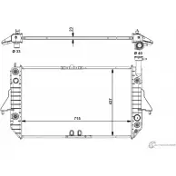 Радиатор NRF 1424474530 56637 IOW0G ZP 672