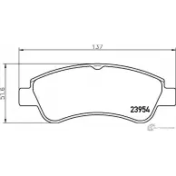 Тормозные колодки, дисковые, комплект TEXTAR 23954 190 1 4 23954 Peugeot 208 1 (CA-CC) Хэтчбек 1.2 Active Pack. Allure. Flex 90 л.с. 2016 – наст. время 2395405