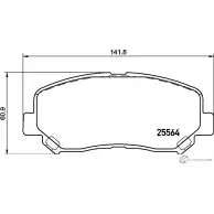 Тормозные колодки, дисковые, комплект TEXTAR 25564 2556405 25564 158 1 4 Mazda CX-5 (KE) 1 Кроссовер 2.5 AWD 185 л.с. 2015 – наст. время