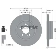 Тормозной диск PRO+ TEXTAR 92064205 Mercedes SL-Class (R129) 1 Кабриолет 3.2 320 (1263) 231 л.с. 1993 – 2001 98200 0642 0 1 PRO+ NTORKQ