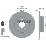 Тормозной диск PRO+ TEXTAR NGQX3U Mercedes E-Class (W210) 2 Седан 3.6 E 36 AMG 272 л.с. 1996 – 1998 92072705 98200 0727 0 1 PRO+