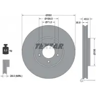 Тормозной диск PRO+ TEXTAR 92099005 Jaguar S-Type (X200) 1 Седан 3.0 234 л.с. 1999 – 2002 98200 0990 0 1 PRO+ 0E83CKW