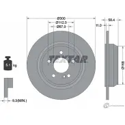 Тормозной диск PRO+ TEXTAR Mercedes S-Class (C215) 2 Купе 5.0 CL 500 292 л.с. 2004 – 2005 92099405 QV604N 98200 0994 0 1 PRO+