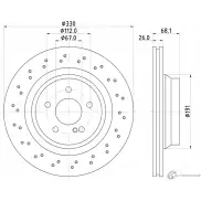 Тормозной диск PRO TEXTAR 92120003 SBMWMX3 Mercedes E-Class (W211) 3 Седан 6.2 E 63 AMG (2177) 514 л.с. 2006 – 2008 98200 1200 0 1 PRO