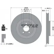 Тормозной диск PRO+ TEXTAR Mercedes CLK (A209) 2 Кабриолет 5.0 CLK 500 292 л.с. 2003 – 2005 92123605 98200 1236 0 1 PRO+ 24S874