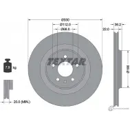 Тормозной диск PRO+ TEXTAR C4L25 98200 1603 0 1 PRO+ Audi A5 (8T3) 1 Купе 4.2 S5 Quattro 344 л.с. 2007 – 2012 92160305